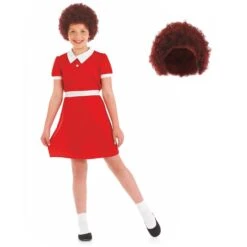 Costume Annie Bambina -Angels Face Negozio 099223bc4d5d4ccd65d7f03cc9facaf4b412a5b82ea29b2f052bc6c99a9a23bd
