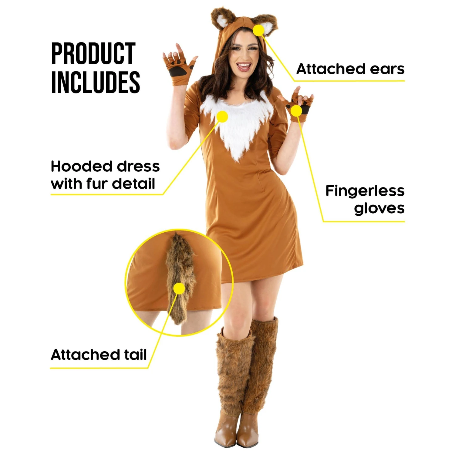 Costume Volpe Donna 4 Costume Volpe Donna - immagine 2