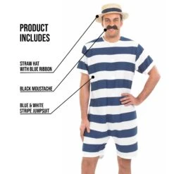 Costume Da Bagno Vittoriano Uomo -Angels Face Negozio 0daf6378594d90d5889a20c8e5605bf0172e99343a827930f44d5a4e65d5ddff