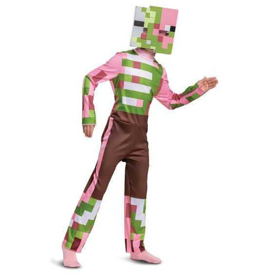 Costume Minecraft Piglin Zombificato Bambino 3 Costume Minecraft Piglin Zombificato Bambino