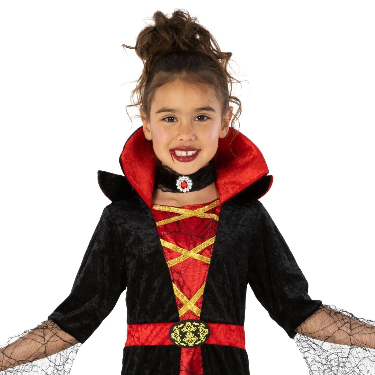 Kids Vampiress Costume 6 Kids Vampiress Costume - immagine 4