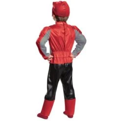 Power Rangers Beast Morphers Red Ranger Beast Morphers Toddler Muscle Jumpsuit Outfit 6 Power Rangers Beast Morphers Red Ranger Beast Morphers Toddler Muscle Jumpsuit Outfit -Angels Face Negozio 13184 back