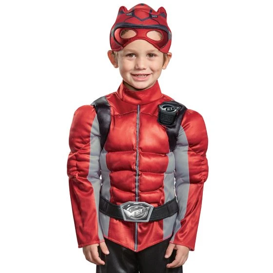 Power Rangers Beast Morphers Red Ranger Beast Morphers Toddler Muscle Jumpsuit Outfit 5 Power Rangers Beast Morphers Red Ranger Beast Morphers Toddler Muscle Jumpsuit Outfit - immagine 3