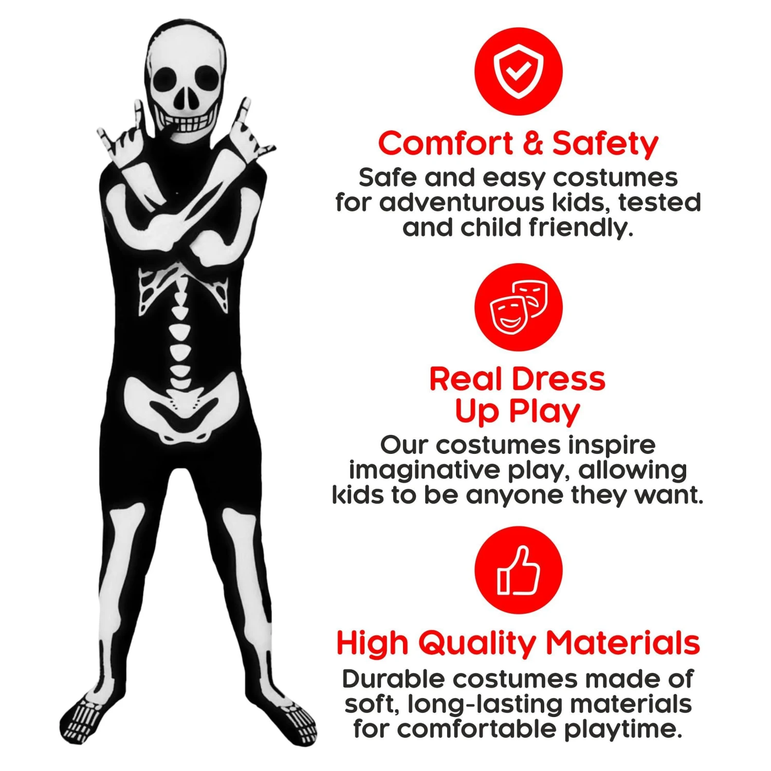 Costume Scheletro Fosforescente Bambini 8 Costume Scheletro Fosforescente Bambini - immagine 6