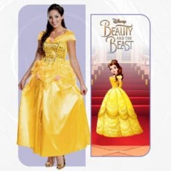 Vestito Principessa Belle Classico Adulti -Angels Face Negozio 14da688a582a4f18a2f4f6a3711f5a185bac301432edd096b2a6821fd59229f6