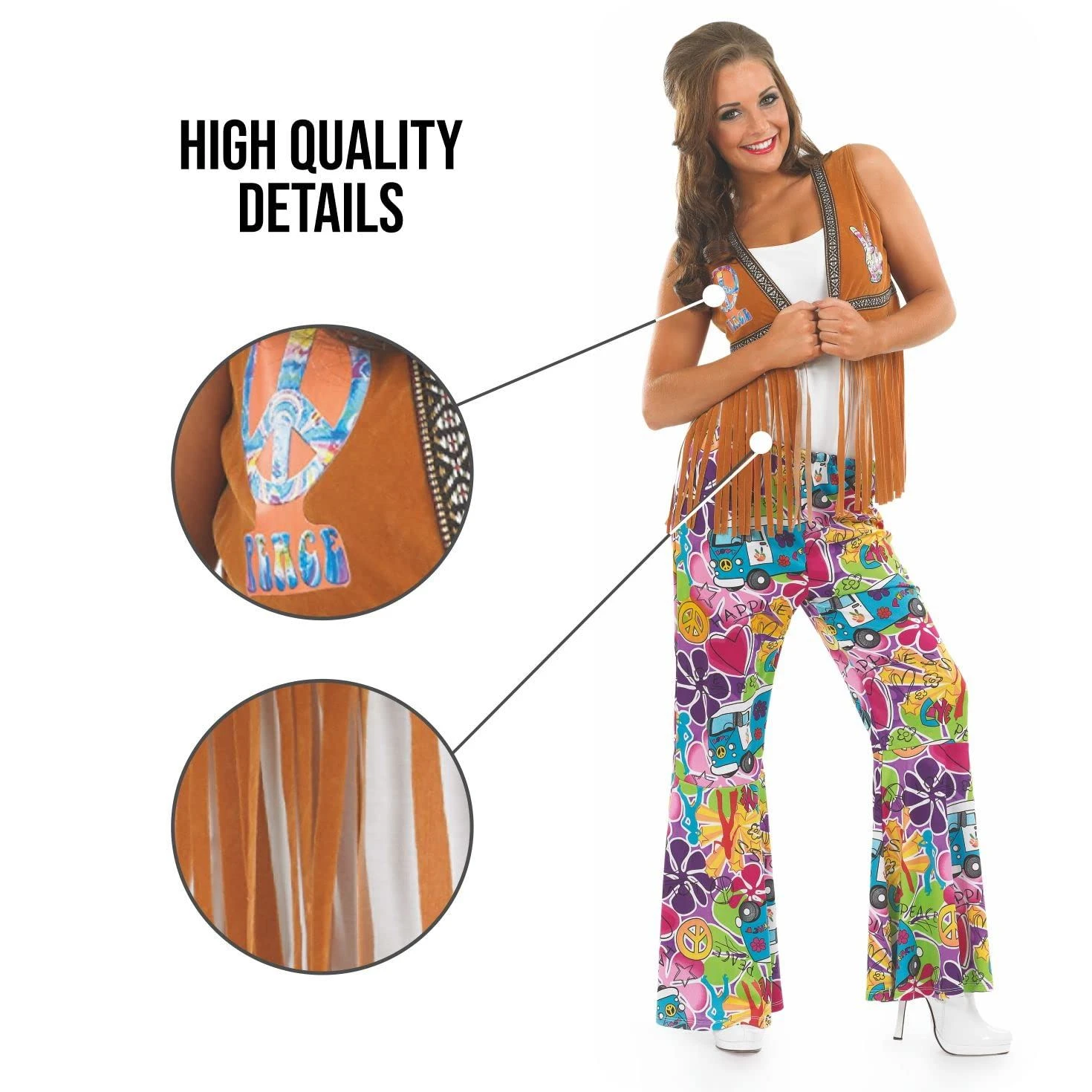 Gilet Hippie Donna 4 Gilet Hippie Donna - immagine 2