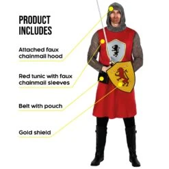 Costume Cavaliere Uomo -Angels Face Negozio 16586b8f3406f0192dcd6a49a8a0281e4498864d82d95766d3b94d347fb9814e