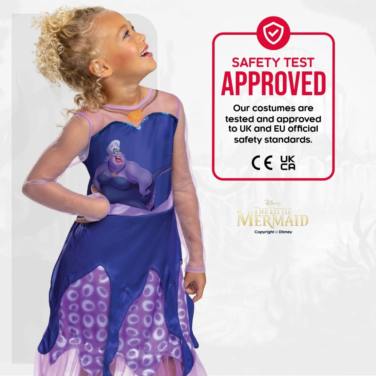 Costume Ursula Bambina Classico 6 Costume Ursula Bambina Classico - immagine 4