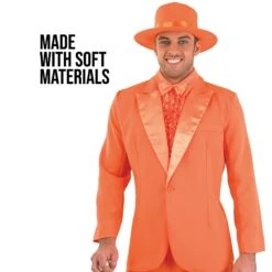 Costume Abito Da Film Arancione Per Uomo -Angels Face Negozio 19e032ed2e4c1e47f8fae4a7447a55c395e37771872d7cd1f71053d19d7d3834