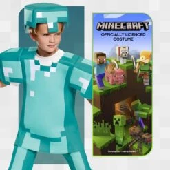 Costume Minecraft Armatura Bambino -Angels Face Negozio 1e3325928b001797e7bc3417b49e1eda5f91cf0ead68102c5f43aa9153cc1802