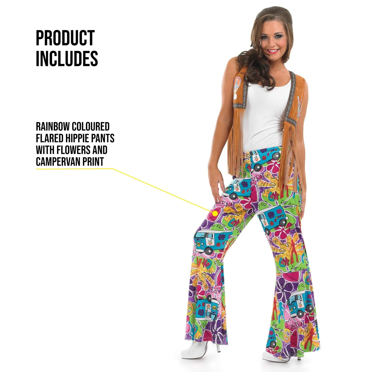 Pantaloni Hippie Donna 4 Pantaloni Hippie Donna - immagine 2