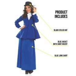 Costume Da Tata Vittoriana Donna -Angels Face Negozio 220abc650e2dd1ce8578d02e6c527f1aec3ee8d08c0c529e6119d7a3b0871a08