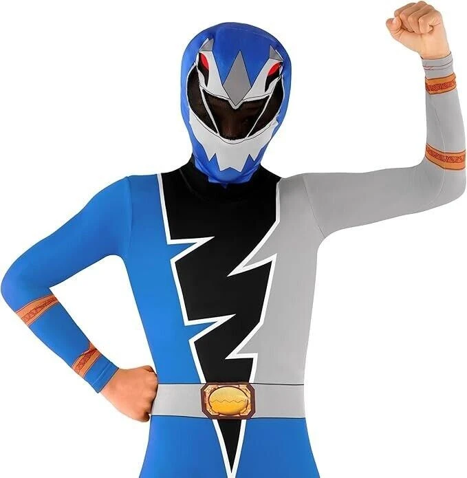 Dino Fury Blue Ranger Morphsuit Kids 6 Dino Fury Blue Ranger Morphsuit Kids - immagine 4