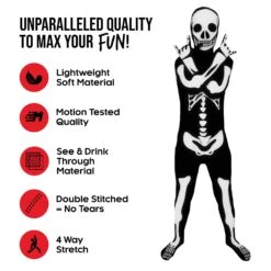 Costume Scheletro Fosforescente Bambini 12 Costume Scheletro Fosforescente Bambini -Angels Face Negozio 39fd38c7d085272bb9d5f4e42574e6a300731bfd742f109611bb461acdf9adb7