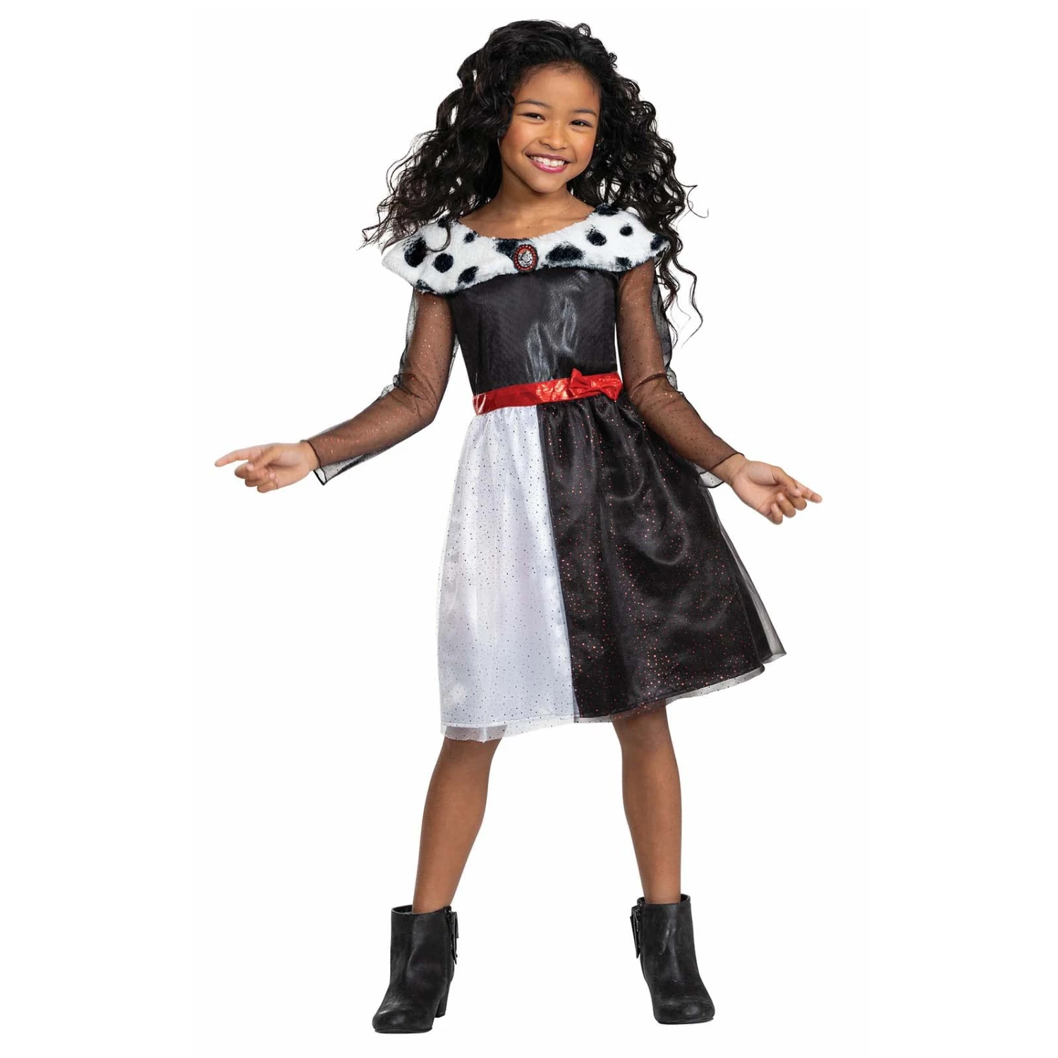 Costume Crudelia De Mon Classico Bambina 3 Costume Crudelia De Mon Classico Bambina