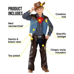 Costume Cowboy Bambino -Angels Face Negozio 445bedd0d387f8b1d59ec269584440f38b6dffd8853756334150fd320521b0c6
