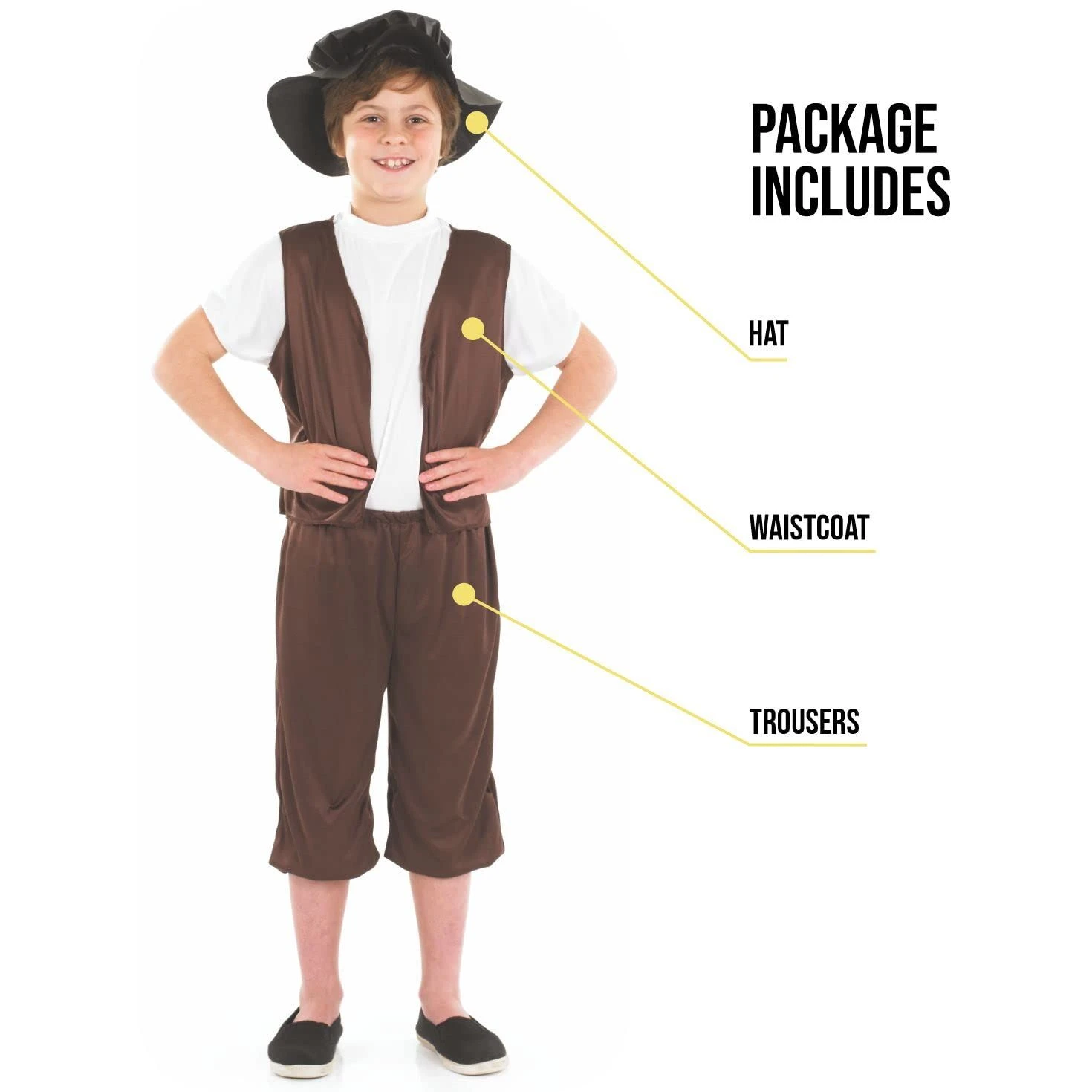 Costume Contadino Bambino 4 Costume Contadino Bambino - immagine 2