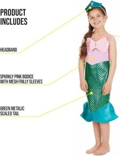 Costume Sirenetta Bambina -Angels Face Negozio 4f9416e43d59b5109d776fae83bab01f1b3489cdecdeff1b21a5a11190c4185f