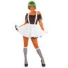 Costume Da Operaio Della Fabbrica Di Cioccolato Con Gonna Donna -Angels Face Negozio 5055305452394.main