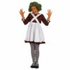 Costume Umpa Lumpa Bambina -Angels Face Negozio 5055305459324.main