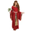 Costume Principessa Medievale Rosso Donna -Angels Face Negozio 5055305469354.main