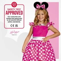 Costume Minnie Classico Rosa Bambina -Angels Face Negozio 52c43584dffb98a22ea2d41748b61c2930c436ab272fb2553f3b23aaf10f65aa