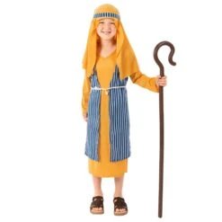 Costume Pastorello Arancione Bambino