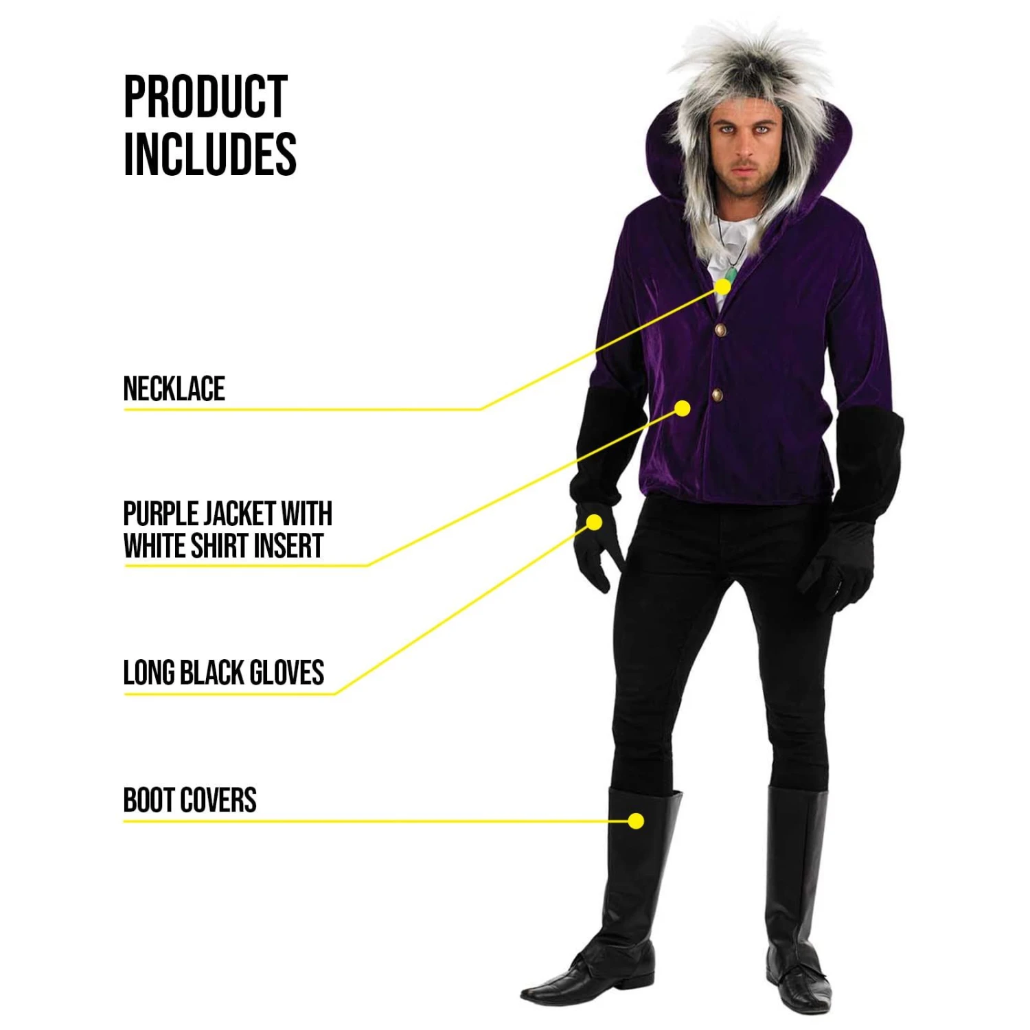 Costume Goblin King Uomo 4 Costume Goblin King Uomo - immagine 2