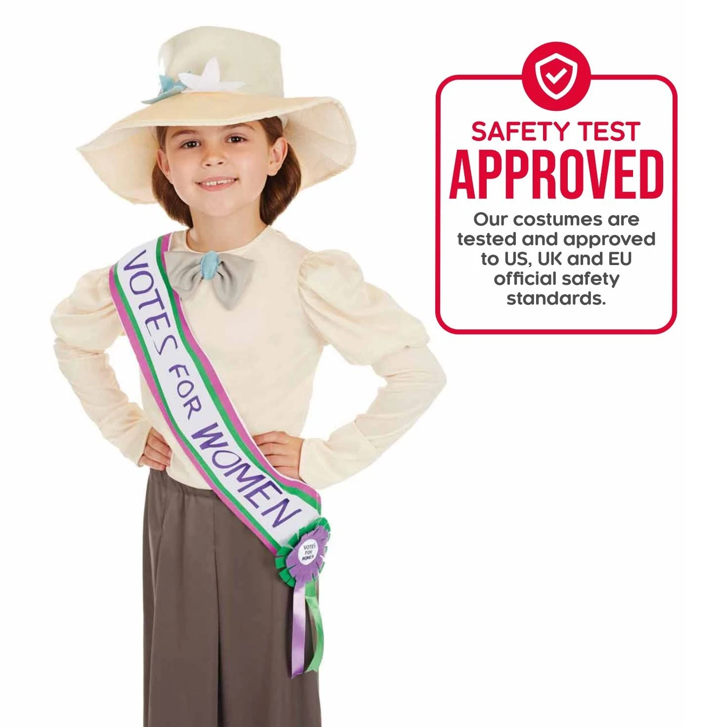 Costume Suffragette Bambina 6 Costume Suffragette Bambina - immagine 4