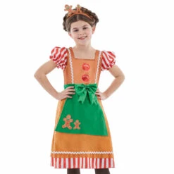 Costume Pan Di Zenzero Bambina -Angels Face Negozio 5 0 5055305477885.pt01