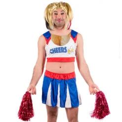 Costume Cheerleader Uomo -Angels Face Negozio 5 0 5055305480717.pt01
