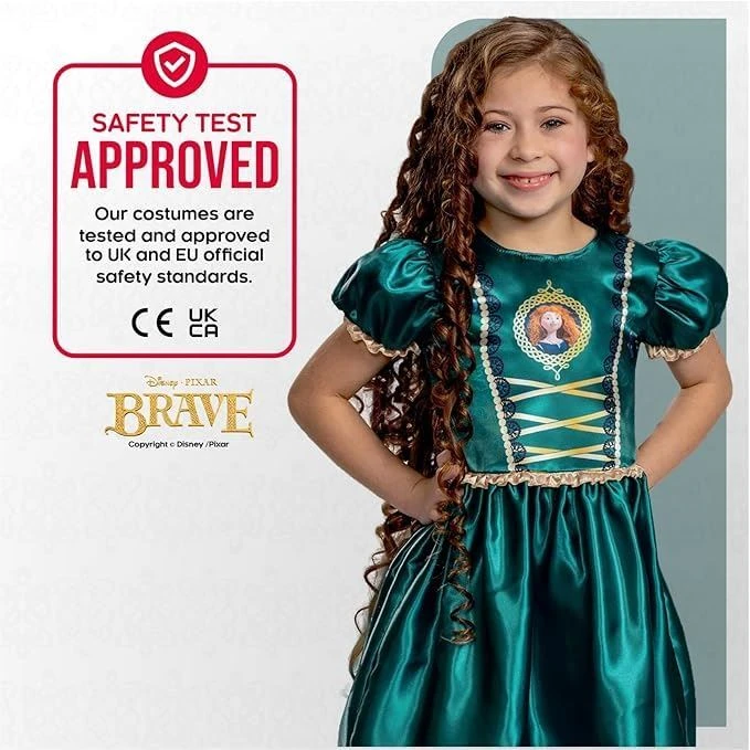 Costume Merida Standard Bambina 5 Costume Merida Standard Bambina - immagine 3