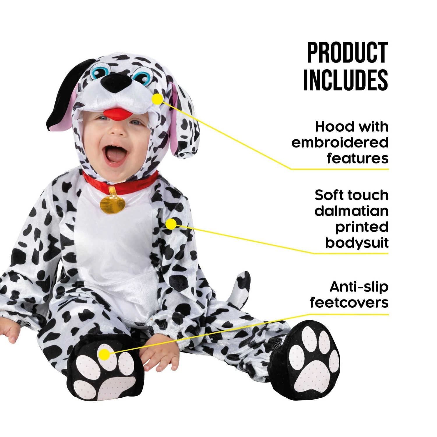 Costume Da Cucciolo Di Dalmata Per Bambino 5 Costume Da Cucciolo Di Dalmata Per Bambino - immagine 3