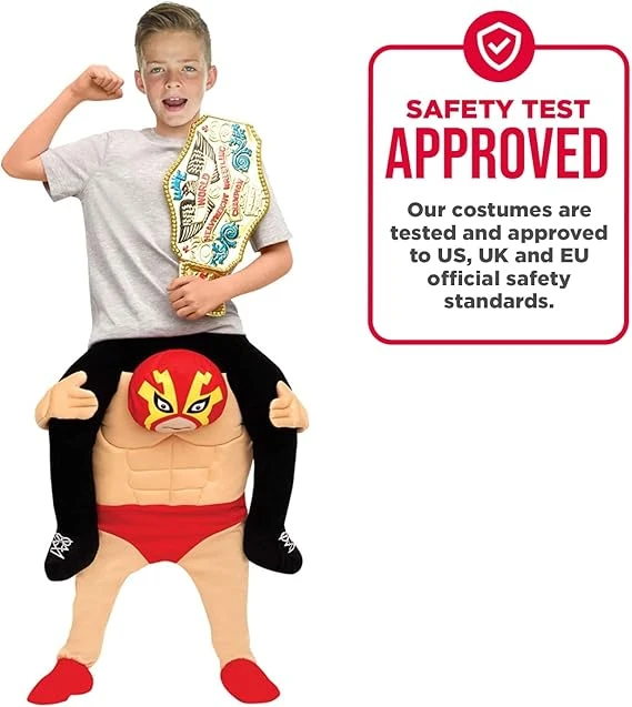 Costume Wrestler A Cavalluccio Bambini 4 Costume Wrestler A Cavalluccio Bambini - immagine 2