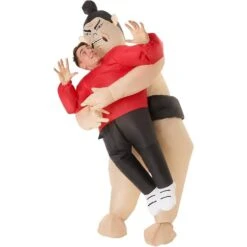 Costume Gonfiabile Lottatore Di Sumo Sollevami Adulto