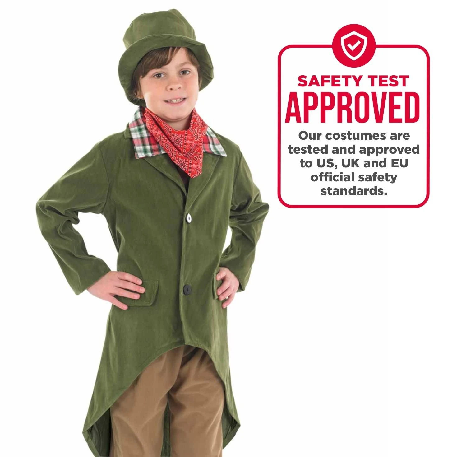 Kids Dickensian Boy Costume 5 Kids Dickensian Boy Costume - immagine 3