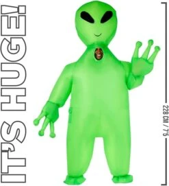 Costume Gonfiabile Alieno Gigante Adulti -Angels Face Negozio 61bhfgiauul. ac sx679