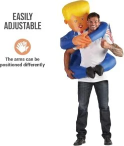 Inflatable Former President Hugger Mugger Costume -Angels Face Negozio 61jfipzsg3l. ac sx679