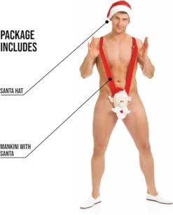 Costume Babbo Natale Mankini Uomo -Angels Face Negozio 61jgstbxu0l. ac sx679