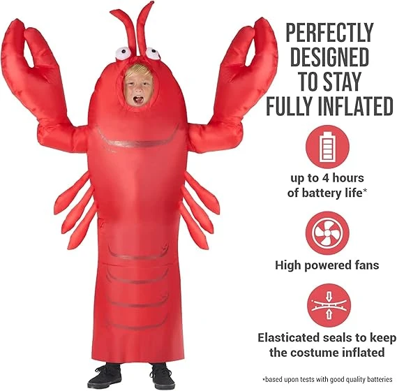 Costume Gonfiabile Aragosta Bambino 4 Costume Gonfiabile Aragosta Bambino - immagine 2