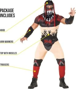 Costume Finn Balor Adulto -Angels Face Negozio 61ojglawepl. ac sx679