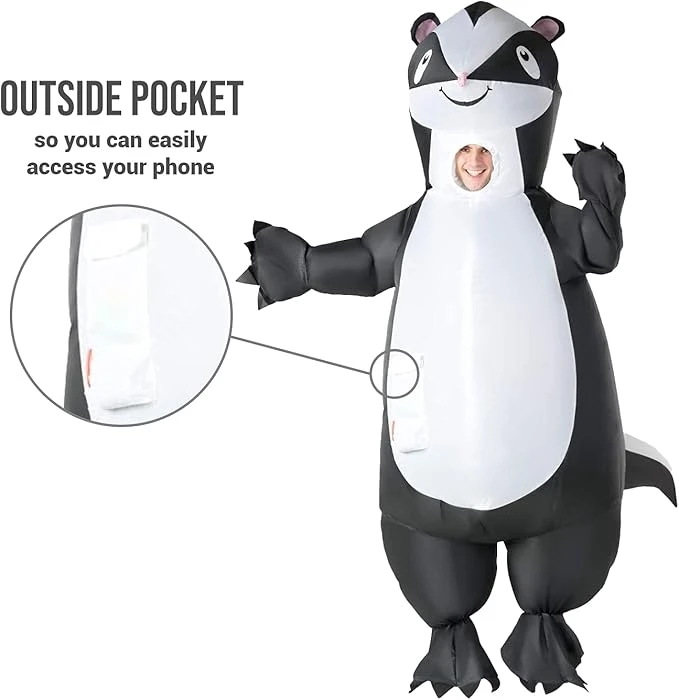 Costume Gonfiabile Puzzola Adulto 5 Costume Gonfiabile Puzzola Adulto - immagine 3