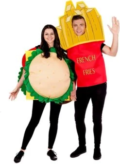 Costume Patatine Fritte Adulti -Angels Face Negozio 61r87dcvktl. ac sx679