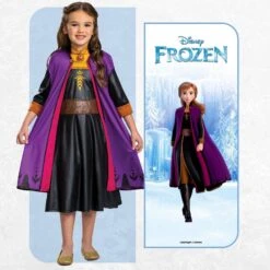Kids Anna Disney Frozen Classic Costume Purple -Angels Face Negozio 6288c740e64fbd5c824680b7ffeca41c6efb842e0e09c5334e6e4523a673c863