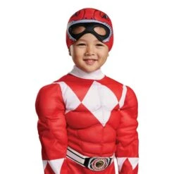 Costume Power Ranger Rosso Bambini -Angels Face Negozio 67368 inset