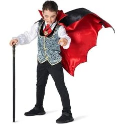 Costume Da Vampiro Dracula Per Bambini