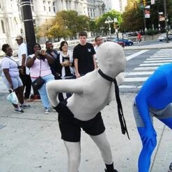 Morphsuit Argento Adulto -Angels Face Negozio 716eha0c4tl. ac sx425 1