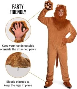 Costume Leone Adulto -Angels Face Negozio 719lmsrmbel. ac sx679