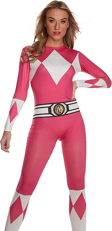Costume Power Ranger Rosa Adulto 4 Costume Power Ranger Rosa Adulto - immagine 2