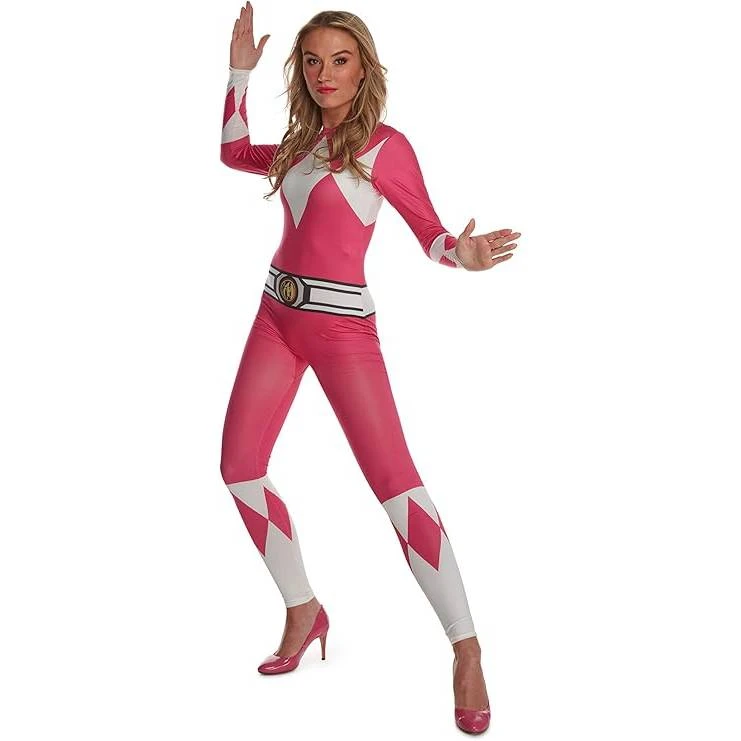 Costume Power Ranger Rosa Adulto 3 Costume Power Ranger Rosa Adulto